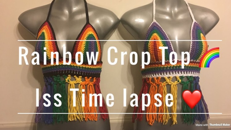 Evolution of a Rainbow Crop top | Time Lapse | Happy Pride ????