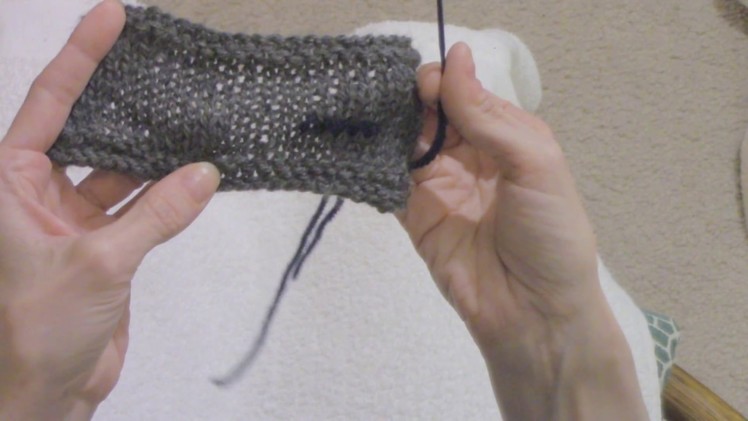Fixing Holes in Knitted Fabric