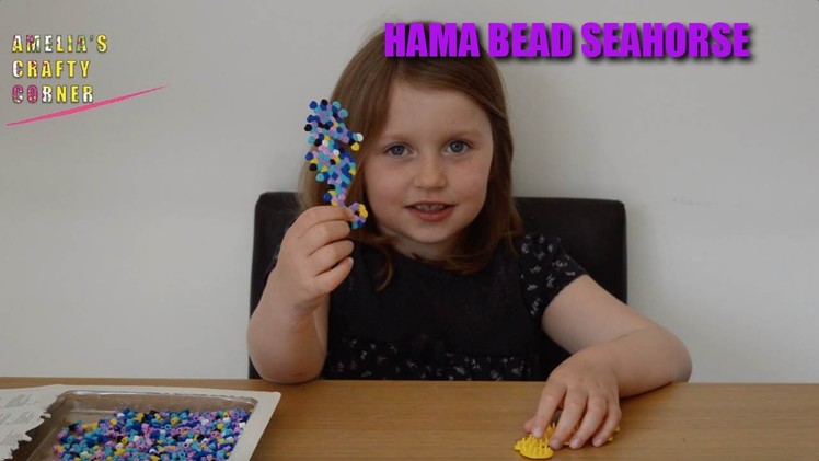 Hama Beads Crafts | DIY Seahorse | Amelia's Crafty Corner