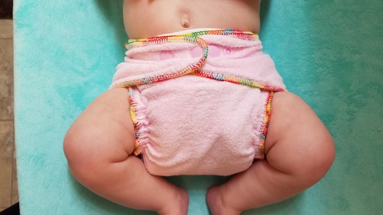 Happy beehinds one size bamboo velour fitted diaper review