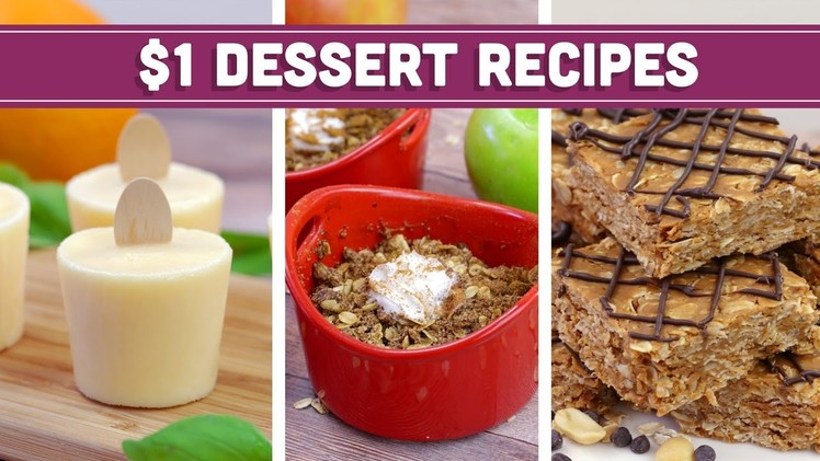 Healthy $1 Dessert Recipes - Easy Budget Meals! - Mind Over Munch