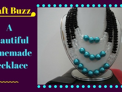 Homemade Necklace -- For Beginners Project -- ( Craft Buzz )