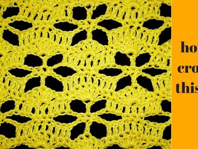 How to crochet :crochet lace BEAUTIFULL,