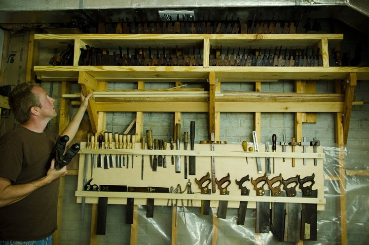 How to Make a Woodworking Hand Tool Storage Board