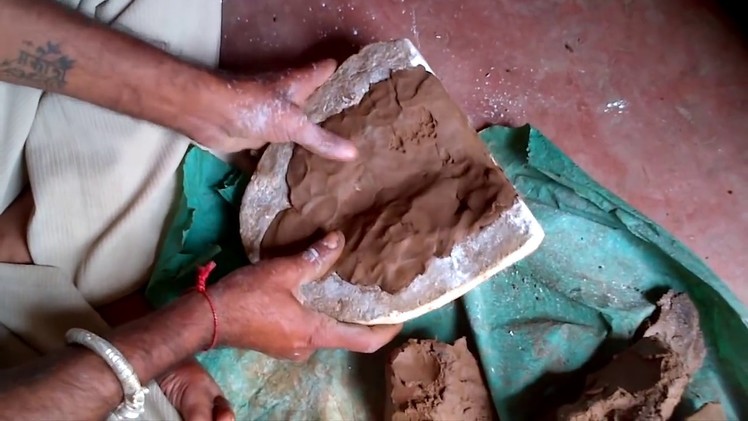How to make Ganesha Idol with mud. clay - Eco-friendly, easiest, fastest & effective way