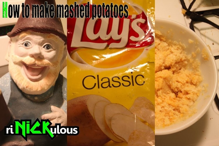 How to make mashed potatoes with chips. crisps ( Potato Chips to mash potatoes)