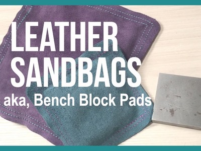 Leather Sandbag, a Pad for Your Bench Block to Deaden the Sound - Beaducation.com