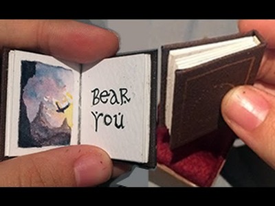 Making a Miniature Book and Illustrations (J.R.R Tolkien Quote, LOTR)