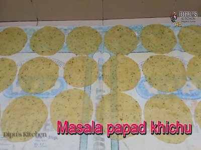 Masala Papad Khichu Recipes | Khichu and Papad Hot & Spicy Recipes