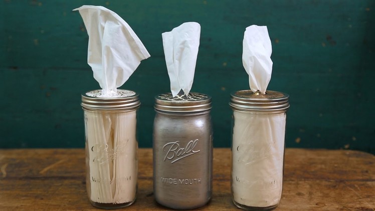 Mason Jar Tissue Holder | Southern Living