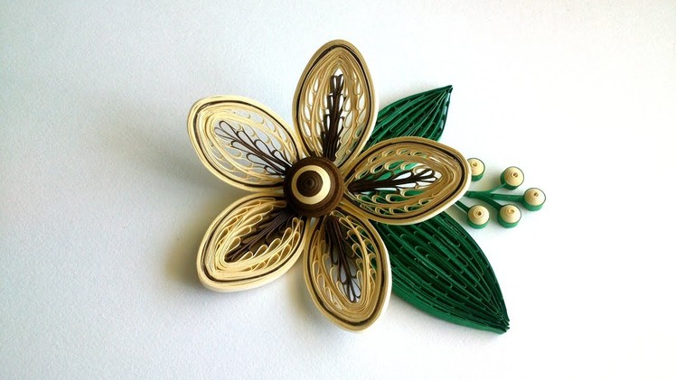 Quilling a flower with a comb. Quilling Tutorial.