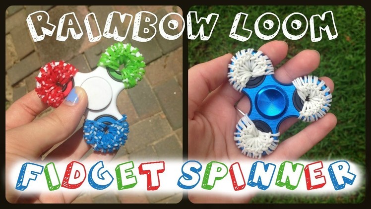 Rainbow Loom Fidget Spinner #1