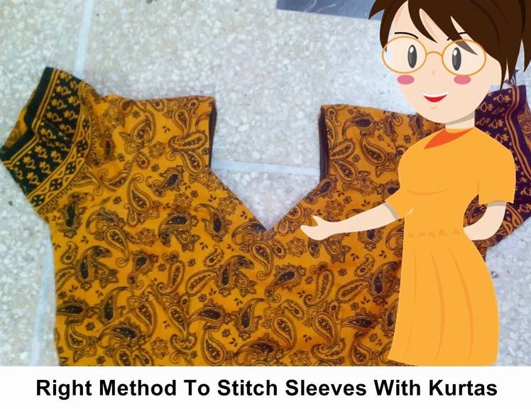Right Method To Stitch Sleeves With Kurtas - Tailoring With Usha