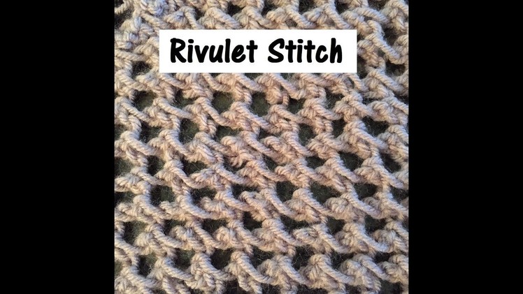 Rivulet Stitch on a Knitting Loom
