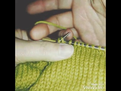 SM11 twisted stitch, easy way to find back of loops