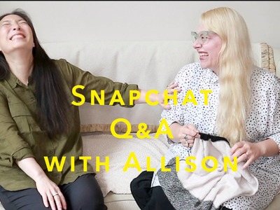 Snapchat - Q&A Part I with Allison! (mishi2x)