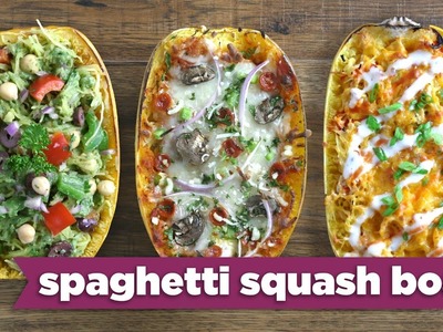 Spaghetti Squash Boats - Easy Meal Prep Healthy Dinner Recipes! - Mind Over Munch