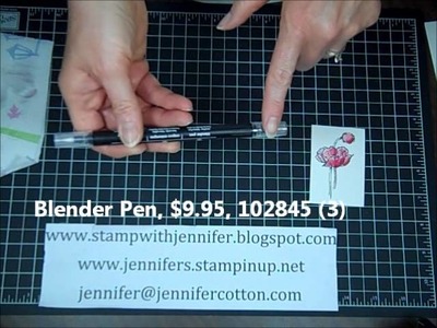 Stampin' Up! Aqua Painter vs. Blender Pen