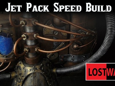 Steampunk Jetpack Super Speed Build! How To Make A Foam Jetpack.