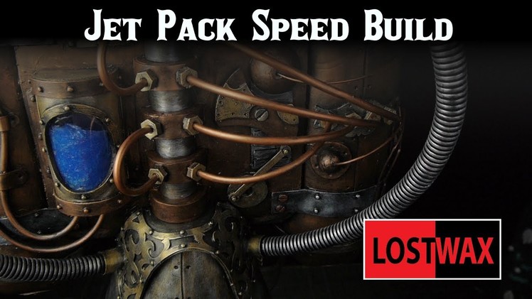 Steampunk Jetpack Super Speed Build! How To Make A Foam Jetpack.