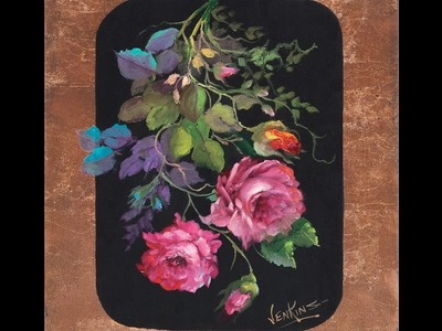 The Beauty of Oil Painting, Series 3, Episode 1 " Roses and Gold Leaf "