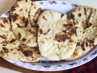 চুলায় তৈরী নান রুটি || Bangladeshi Nan Ruti Recipe || How to Make Nan