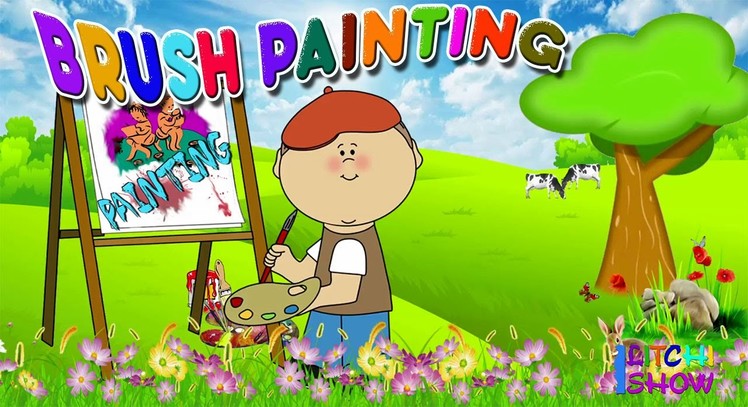 Tooth Brush Painting By Kid | Toothbrush Painting for preschool children