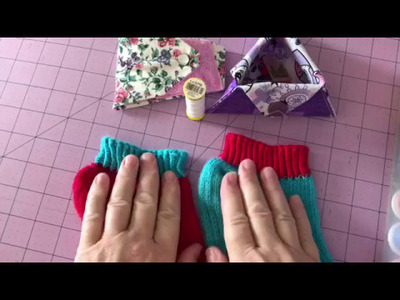 Tutorial: adding elastic to hand knit sock cuffs