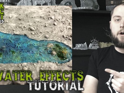 Water Effects For D&D Cave Tiles or Wargamming Tutorial (Episode 005)