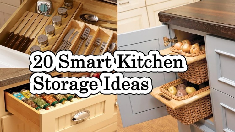 20 Smart Kitchen Storage Ideas