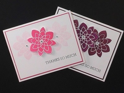 2015 Stampin'Up! Occasions Crazy About You Flower Trio