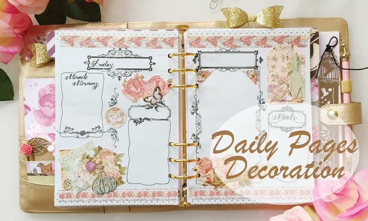 #8 April Daily Pages Decoration | Decorate with Me | Kikki.K Planner
