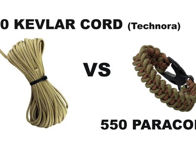 950 Kevlar Cord VS 550 Paracord | Canadian Prepper
