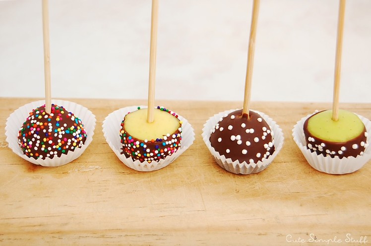 Apple and Chocolate Pops | Pinterest Inspired