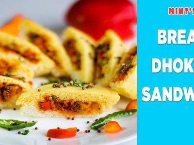 Bread Dhokla Sandwich - Indian Breakfast Recipes - Bread Recipes - Ep-158
