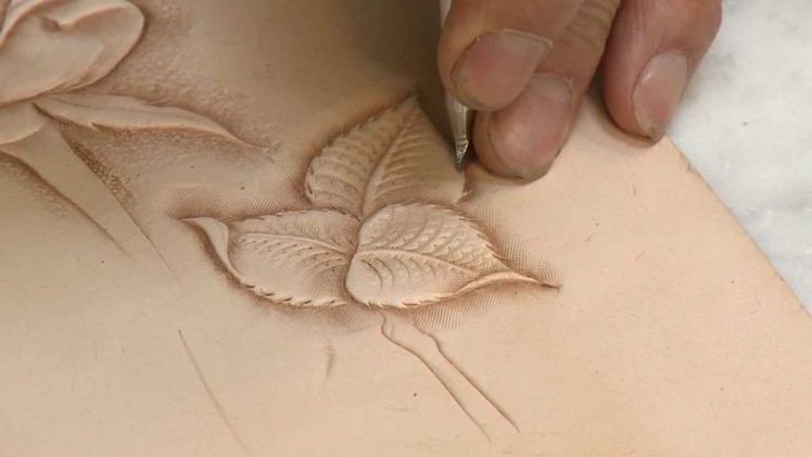 Carving a Leathercraft Leaf - Part 6 Final