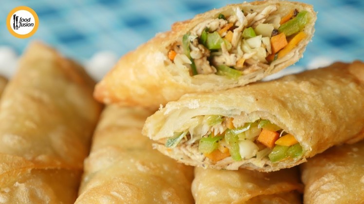 Chicken Spring Rolls Recipe by Food Fusion