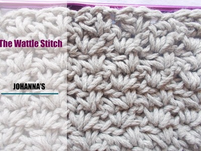Crochet: The Wattle stitch