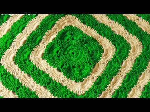 Crochet Virus Blanket Part 1 of 2-Square Baby Blanket crochet-Nagu's Handwork