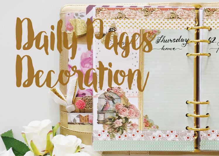 Daily Pages Decoration | June 2016 | Decorate with Me | Kikki.K Planner