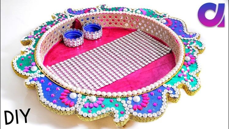 Diy ideas | how to make handmade pooja thali at home | Best out of waste | Artkala 231