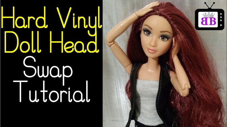 Doll Custom Tutorial: Placing Hard Vinyl Head on New Body (ft. Project MC2 Doll & MTM Blue Top)