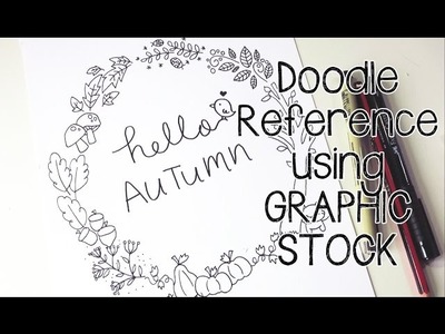 Doodle Reference using Graphic Stock (Autumn Doodles) | Doodle with Me