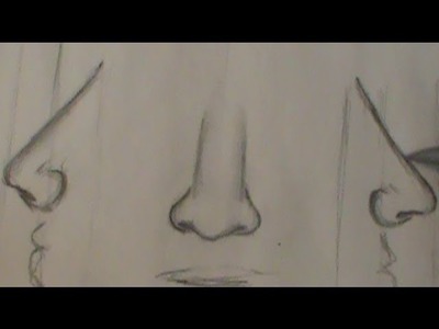 EASY WAY TO DRAW A NOSE (for beginning)