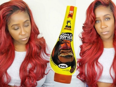 GLUE-LESS!!! SECURE & LAY YOUR LACE FRONTAL WIG WITH GORILLA SNOT | FT ALI PEARL HAIR