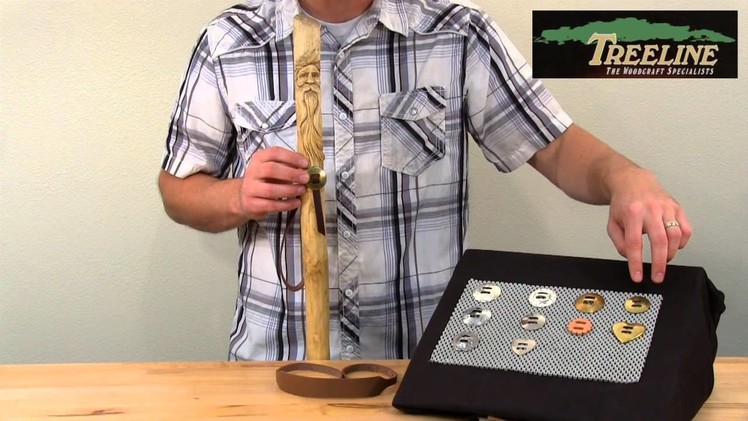 How to Attach a Lanyard and Concho to a Walking Stick - TreelineUSA