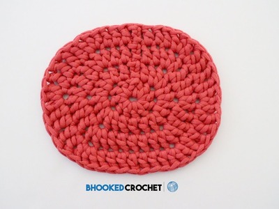 How to Crochet an Oval Left Handed