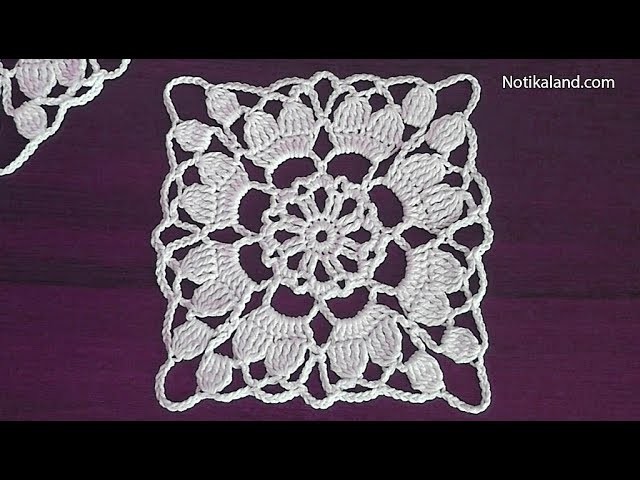 How to crochet easy for beginners  Crochet motif dress pattern