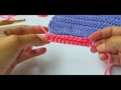 How to crochet Foundation Half Double Crochet  (FHDC)