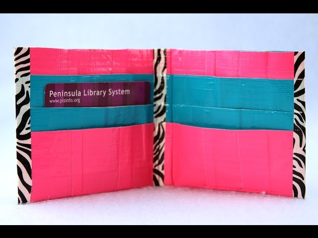 How to Make a Duct Tape Wallet with Extra Pockets | Sophie's World